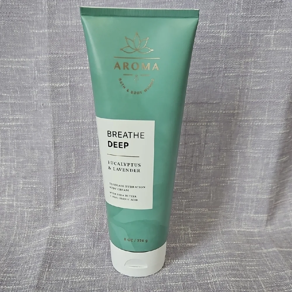 Bath & Body Works Aroma Breathe Deep Eucalyptus Lotion - Green
